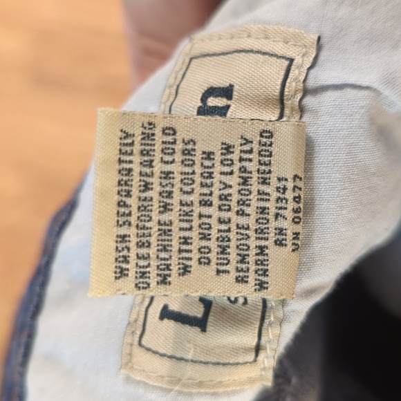 LL Bean favorite crop straight fit jeans, women's 18R (35" waist) - Picture 7 of 7